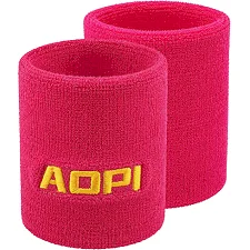 Спортивный напульсник впитывающий влагу AOPI AP-353 (Розовый)
