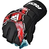 Тренувальні рукавиці RDX GRAPPLING GLOVES NEW AURA F17 чорний, червоний