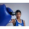 Капа TITLE Boxing Super Shield X2 детская (возраст до 10) Black