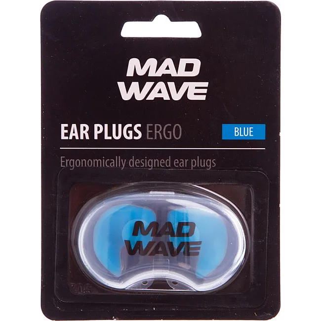 Беруші для плавання Ear Plug MADWAVE
 ERGO M071201 (Блакитний)