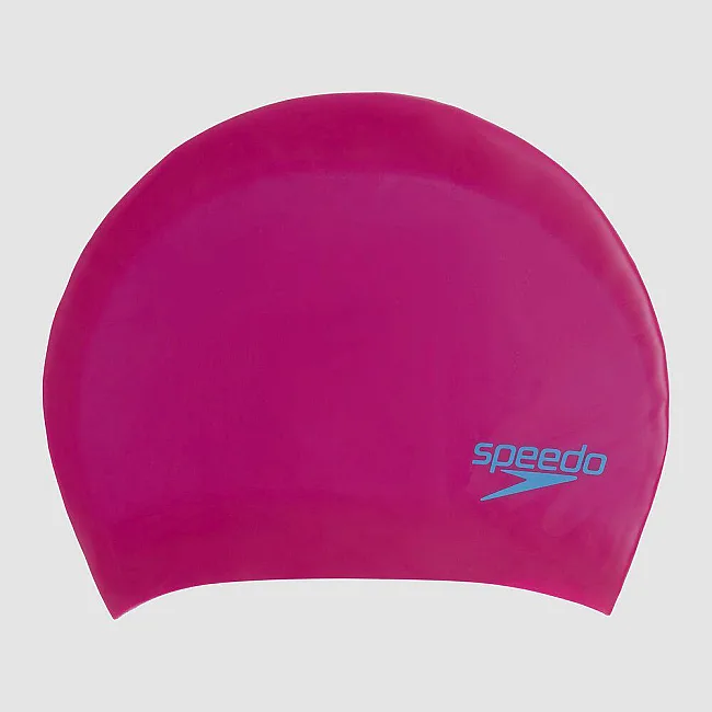 Шапочка для плавання дитяча Speedo LONG HAIR CAP JU рожевий OSFM