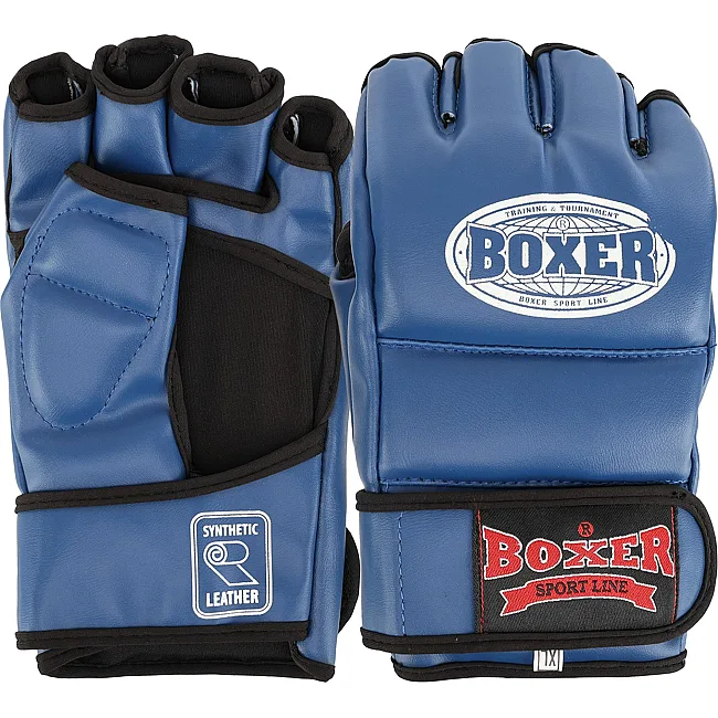 Распродажа! Перчатки для ММА BOXER 5021 (Черный)
