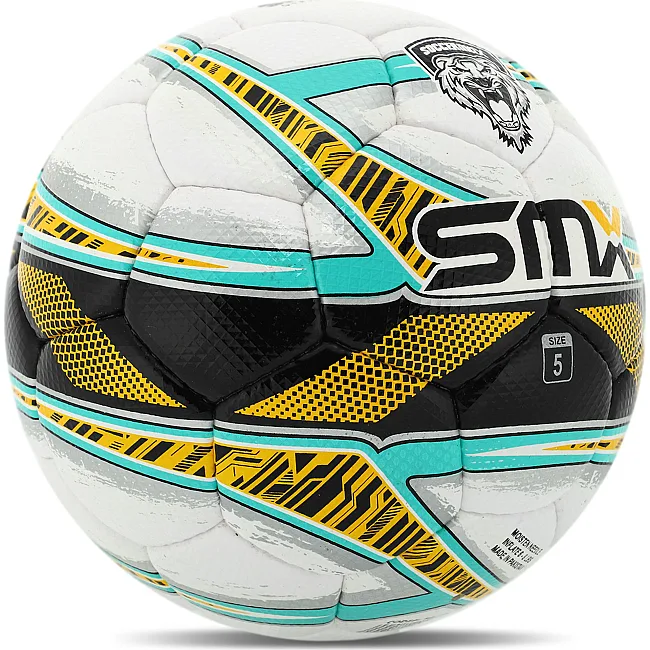 Футбольный мяч
 профессиональный SOCCERMAX FB-5049 №5 PU (Белый-желтый)