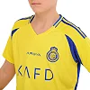 Дитяча футбольна форма із символікою футбольного AL NASSR RONALDO 7 домашня 2025 SP-SPORT CO-4655