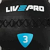 Мяч набивной медицинский для кроссфита WALL BALL LiveUp LP8100-3 3кг