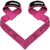 Лямки для тяги RDX S4 Gym Cotton Gel Straps Pink Plus