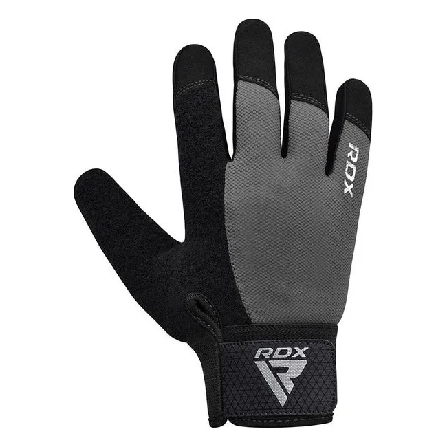Перчатки для фитнеса RDX W1 Full Finger Plus Grey