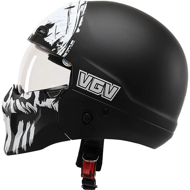 Шлем для мотоцикла интеграл
 VGV MT-3304 (Черный-белый)