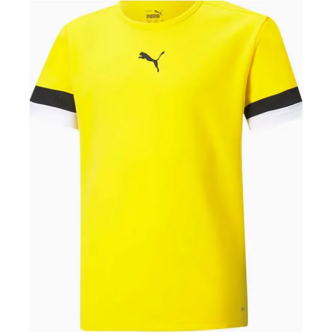 Детская футболка Puma teamRISE Jersey Jr желтый
