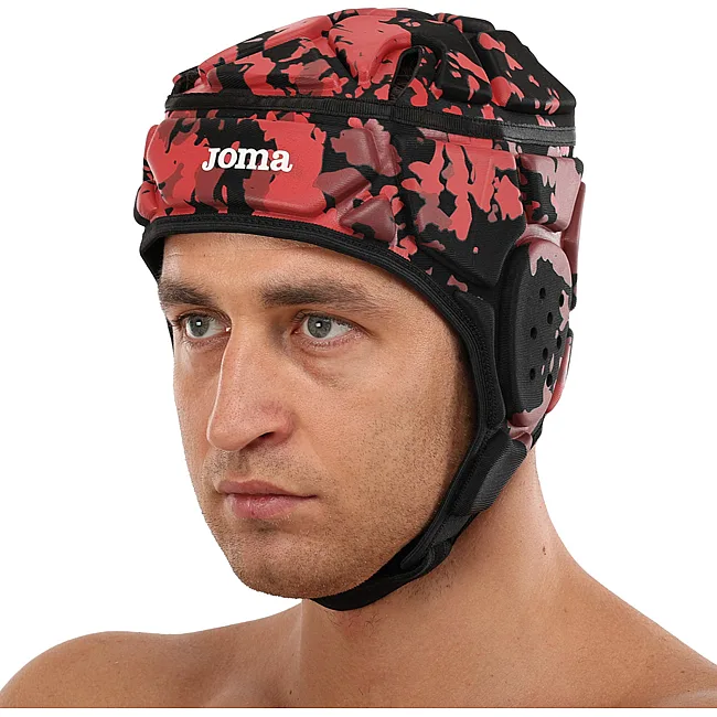 Шолом захисний м'який для гри в регбі JOMA

 PROTECT 400704-106 (Чорний-червоний)