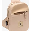 Сумка мужская из-за плеча Nike Jordan JAM FRANCHISE HIP BAG 1L бежевый 21 х 14 х 4 см