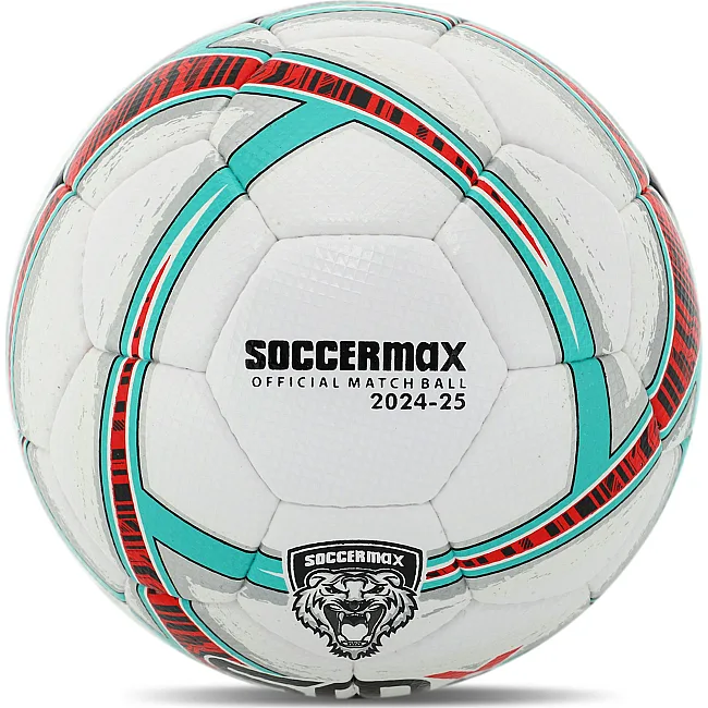 Футбольный мяч
 профессиональный SOCCERMAX FB-5049 №5 PU (Белый-желтый)