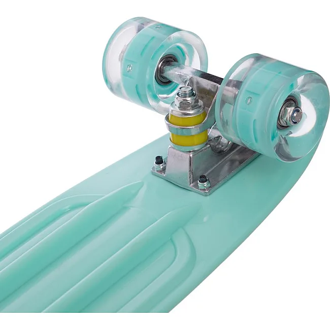 Пенни борд Penny Board круизер пластиковый со светящимися колесами 22
