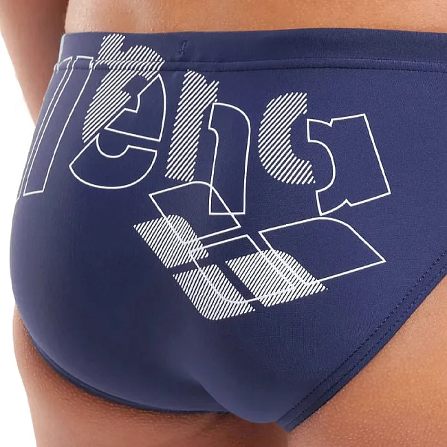 Плавки слепые для мальчиков Arena TALES SWIM BRIEFS синий, белый