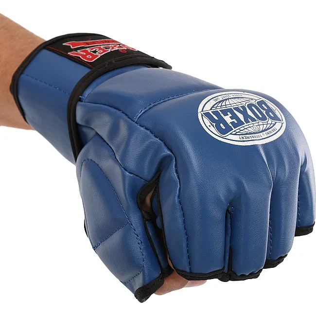Распродажа! Перчатки для ММА BOXER 5021 (Черный)