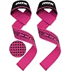Лямки для тяги RDX S4 Gym Cotton Gel Straps Pink Plus