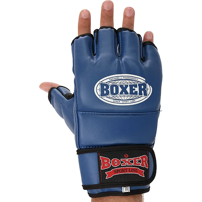 Распродажа! Перчатки для ММА BOXER 5021 (Черный)