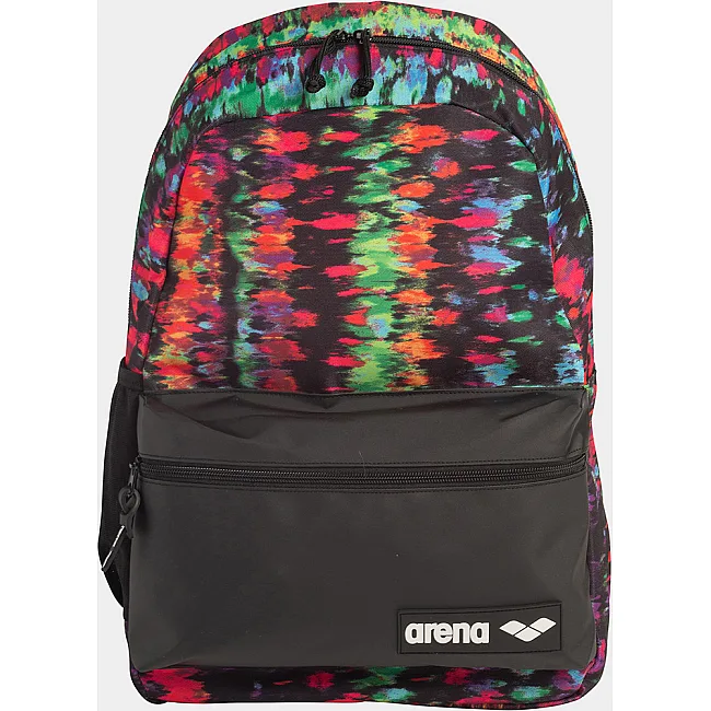 Рюкзак спортивний Arena TEAM BACKPACK 30 ALLOVER 30L чорний, червоний, зелений, синій 54x36x27 см