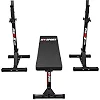 Тренировочный набор K-Sport прямая скамья KSH024 + регулируемые стойки KSH015