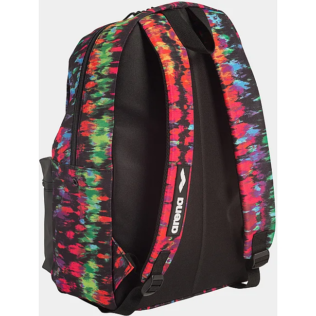 Рюкзак спортивний Arena TEAM BACKPACK 30 ALLOVER 30L чорний, червоний, зелений, синій 54x36x27 см