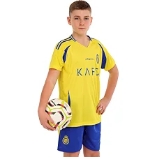 Дитяча футбольна форма із символікою футбольного AL NASSR RONALDO 7 домашня 2025 SP-SPORT CO-4655