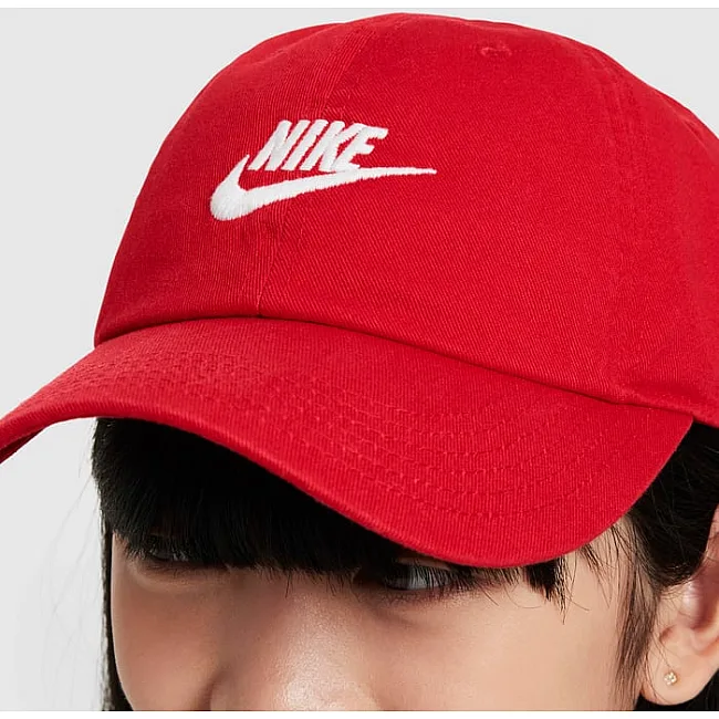 Кепка детская Nike NK CLUB CAP US CB FUT WSH красный