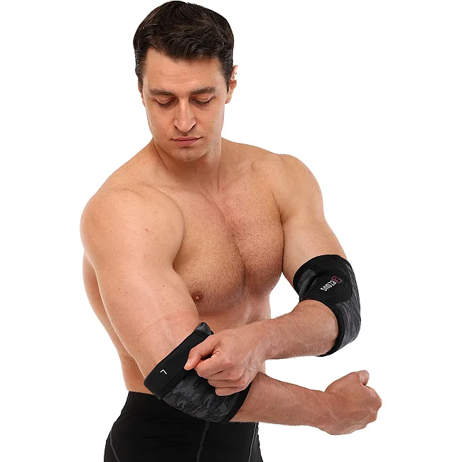 Налокотники для жима 2штуки CAMO ELBOW SLEEVE EZOUS A-04 2шт (Камуфляж
)