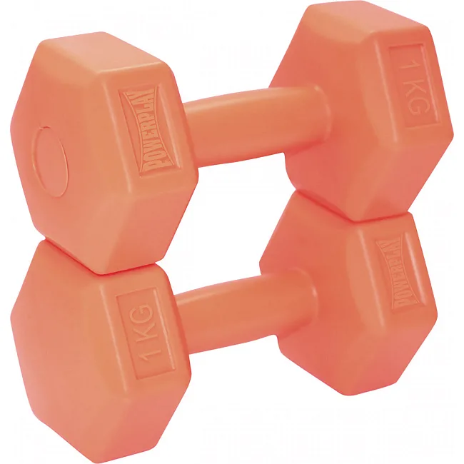 Гантели композитные POWERPLAY 4124 Hercules Набор 12 кг. (пара – 3 пары)