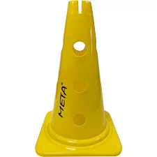 Конус для шестов и колец META Training Cone with Holes &amp; Slit желтый 38 см