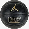 Мяч баскетбольный NIKE JORDAN LEGACY 2.0 8P DEFLATED BLACK/BLACK/BLACK/METALLIC GOLD size 7