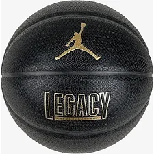 М'яч баскетбольний NIKE JORDAN LEGACY 2.0 8P DEFLATED BLACK/BLACK/BLACK/METALLIC GOLD size 7