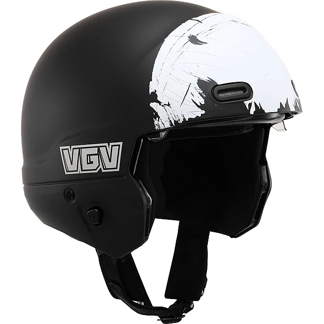 Шлем для мотоцикла интеграл
 VGV MT-3304 (Черный-белый)