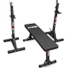 Тренировочный набор K-Sport прямая скамья KSH024 + регулируемые стойки KSH015