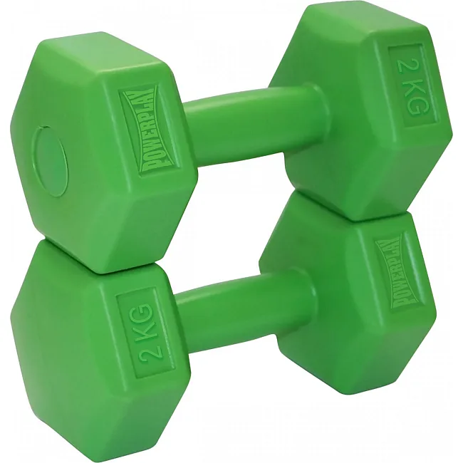 Гантели композитные POWERPLAY 4124 Hercules Набор 12 кг. (пара – 3 пары)