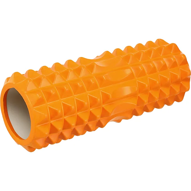 Роллер массажный цилиндр (ролик мфр) 33см Spine Roller SP-SPORT FI-5847 (Оранжевый)