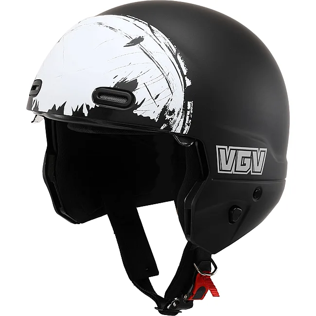 Шлем для мотоцикла интеграл
 VGV MT-3304 (Черный-белый)