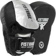 Лапа боксерская изогнутая тренировочная FLEX FISTRAGE VL-8323 26x19x5см 2штуки