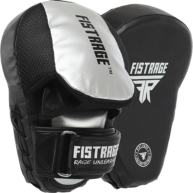 Лапа боксерская изогнутая тренировочная FLEX FISTRAGE VL-8323 26x19x5см 2штуки