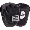 Мини-лапа боксерская изогнутая тренировочная кожа TOP KING Light Weight TKFML 18x15x4см 2штуки (Черный)