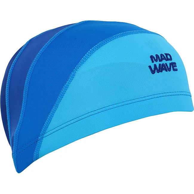 Шапочка для бассейна
 текстильная на длинные волосы юниорская MADWAVE
 LONG HAIRS JUNIOR M052102 (Синий)