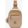 Сумка мужская из-за плеча Nike Jordan JAM FRANCHISE HIP BAG 1L бежевый 21 х 14 х 4 см