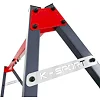 Каркас для качелей K-SPORT КSОZ015, 247 х 164 х 206 см - серо-красный