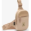 Сумка мужская из-за плеча Nike Jordan JAM FRANCHISE HIP BAG 1L бежевый 21 х 14 х 4 см