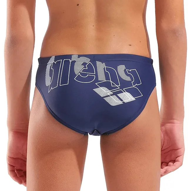 Плавки слепые для мальчиков Arena TALES SWIM BRIEFS синий, белый