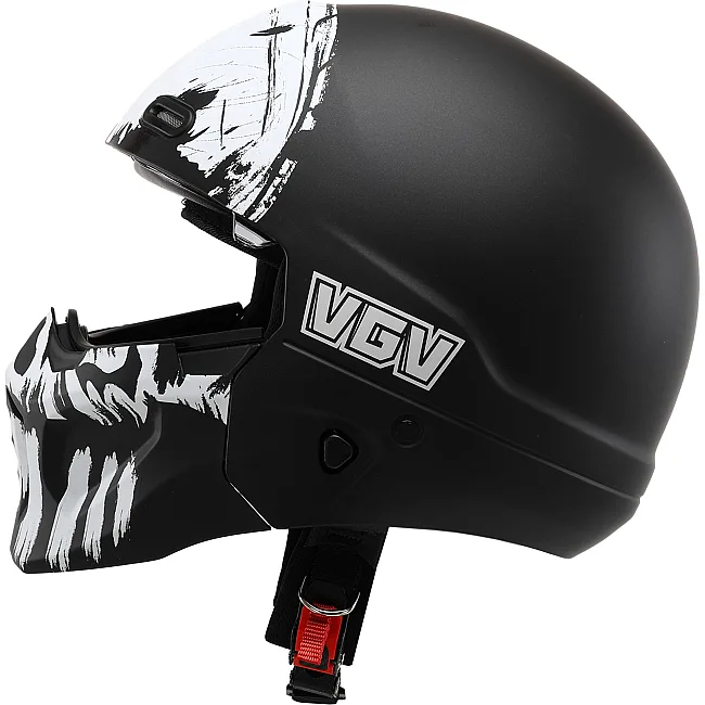 Шлем для мотоцикла интеграл
 VGV MT-3304 (Черный-белый)