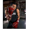 Боксерські рукавиці для спарингу шкіра Title Boxing Blood Red
