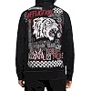 Двусторонняя толстовка AFFLICTION Rebel Youth Rev Zip Black Aegean Blue