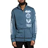 Двусторонняя толстовка AFFLICTION Rebel Youth Rev Zip Black Aegean Blue
