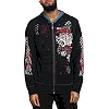 Двусторонняя толстовка AFFLICTION Rebel Youth Rev Zip Black Aegean Blue