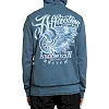 Двусторонняя толстовка AFFLICTION Rebel Youth Rev Zip Black Aegean Blue